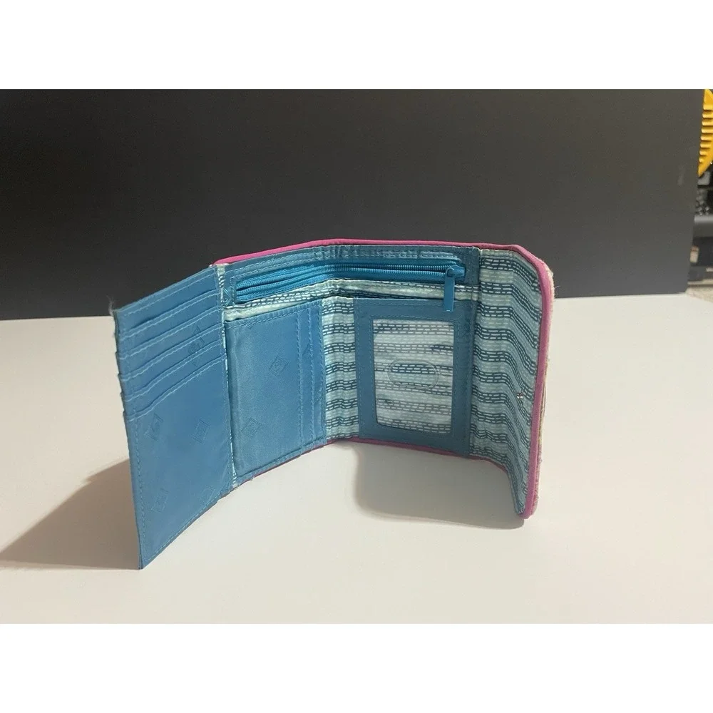 Vera Bradley RFID Compact Wallet Clutch‎ Quilted - Picture 2 of 4